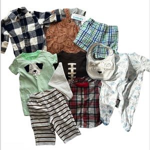 Baby Clothing Bundle Lot Various Brands 3-6 Mo